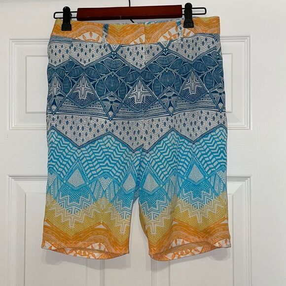 Mara Hoffman Graphic Print Bermuda Shorts - Picture 2 of 7